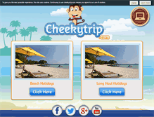 Tablet Screenshot of cheekytrip.com